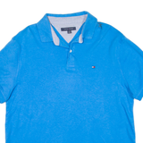 TOMMY HILFIGER Mens Polo Shirt Blue L