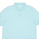 CALVIN KLEIN Mens Polo Shirt Blue L