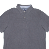 TOMMY HILFIGER Mens Polo Shirt Grey XL