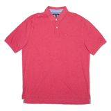 TOMMY HILFIGER Mens Polo Shirt Pink XL