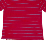 CHAPS Mens Polo Shirt Red Striped XL