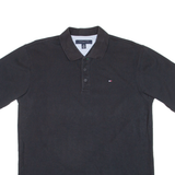 TOMMY HILFIGER Golf Mens Polo Shirt Black L
