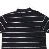 CHAPS Mens Polo Shirt Black Striped 2XL