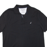 NAUTICA Mens Polo Shirt Black 2XL