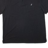 NAUTICA Mens Polo Shirt Black 2XL
