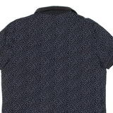 CALVIN KLEIN Mens Polo Shirt Black M