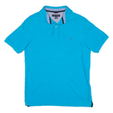 TOMMY HILFIGER Mens Polo Shirt Blue L