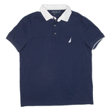 NAUTICA Slim Fit Mens Polo Shirt Blue M