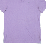 TOMMY HILFIGER Mens Polo Shirt Purple M