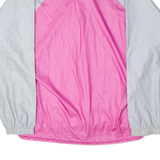 LAFFLER 1/4 Zip Womens Pullover Jacket Pink 90s 2XL