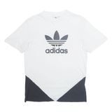 ADIDAS Womens T-Shirt White UK 8