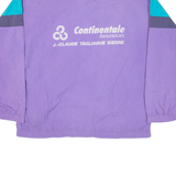 SALLER Womens Track Jacket Purple Colourblock XL