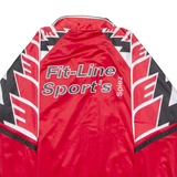 ERIMA Fit-Line Sport's Spiez Mens Track Jacket Red 90s Colourblock M
