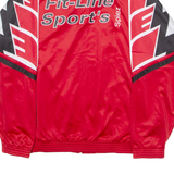 ERIMA Fit-Line Sport's Spiez Mens Track Jacket Red 90s Colourblock M