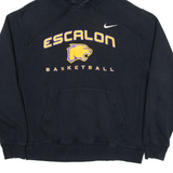 NIKE Escalan Basketball Mens Black Hoodie USA M