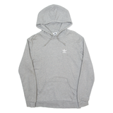 ADIDAS Mens Grey Hoodie S