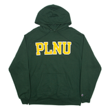 CHAMPION Point Loma Nazarene University Mens Green Hoodie USA L