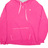 CHAMPION Womens Pink Hoodie 2XL