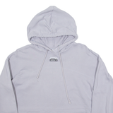 ADIDAS Cropped Womens Purple Hoodie UK 12