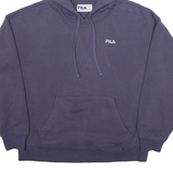 FILA Womens Purple Hoodie L