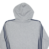 ADIDAS Mens Grey Hoodie Full Zip S