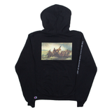 CHAMPION The Metropolitan Museum Of Art Mens Black Hoodie XS