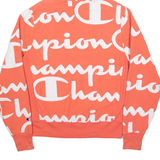 CHAMPION REVERSE WEAVE Womens Pink Hoodie M