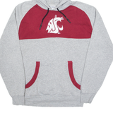 CHAMPION Washington State Cougars Football Mens Grey Hoodie USA S