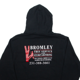 CHAMPION Bromley Tree Service Mens Black Hoodie USA M