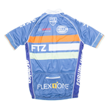 VANGUARD Full Zip Cycling Mens Jersey Blue M