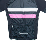 89 SPORTS Full Zip Cycling Mens Jersey Black L