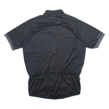 Full Zip Cycling Mens Jersey Black L