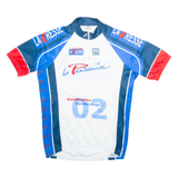 SMS SANTINI Cycling Mens Jersey White 1/4 Zip XL