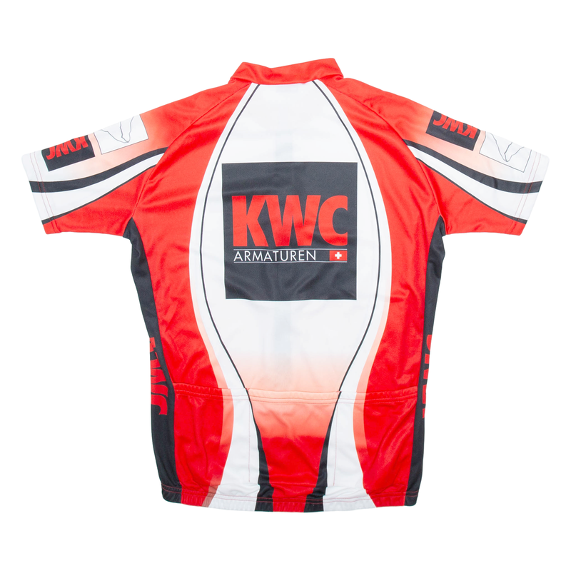 GLOBAL SPORTS GEAR Full Zip Cycling Mens Jersey Red XL