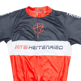 CYCLING Full Zip Cycling Boys Jersey Red 2XL