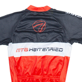 CYCLING Full Zip Cycling Boys Jersey Red 2XL