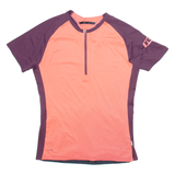 SURFING ELEMENTS Cycling Womens Jersey Pink 1/2 Zip L