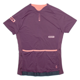 SURFING ELEMENTS Cycling Womens Jersey Pink 1/2 Zip L