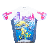 Full Zip Cycling Mens Jersey Blue 3XL