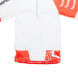 COMPRESSPORT Cycling Mens Jersey White 1/4 Zip S