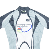 ALE Full Zip Cycling Mens Jersey Grey 1/4 Zip M