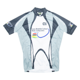 ALE Full Zip Cycling Mens Jersey Grey 1/4 Zip M