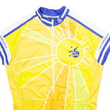 BIKE O'BELLO Full Zip Cycling Mens Jersey Yellow L