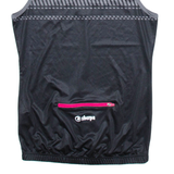 SHERPA Cycling Womens Jersey Black Sleeveless 1/4 Zip S