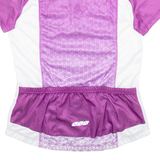 CRIVIT Cycling Womens Jersey Purple 1/4 Zip M