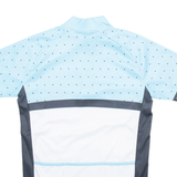Cycling Mens Jersey Blue 1/4 Zip M