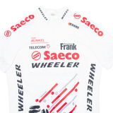 Cycling Mens Jersey White 1/4 Zip 2XL