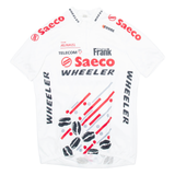 Cycling Mens Jersey White 1/4 Zip 2XL