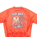 Full Zip Cycling Mens Jersey Red XL