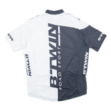 DECATHLON Full Zip Cycling Mens Jersey White XL